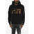 DSQUARED2 Icon Cotton Hoodie With Frontal Logo Black