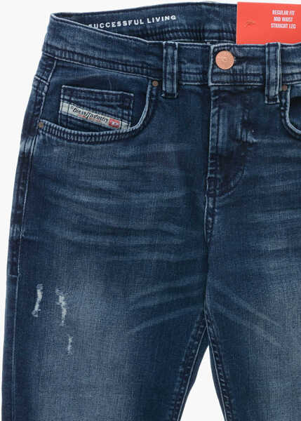 Blugi drepti Diesel Regular Fit D-Viker Delav Denims 14Cm Blue Baieti (BM 19707272) 2