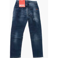 Blugi pentru Baieti - Blugi drepti Diesel Regular Fit D-Viker Delav Denims 14Cm Blue Baieti (BM 19707272) - B-mall.ro