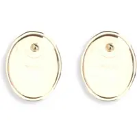 Accesorii Self-Portrait Dama - Cercei Self-Portrait Hammered gold Earrings BLACK Femei (BM 19707362) - B-mall.ro