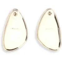 Accesorii Self-Portrait Dama - Cercei Self-Portrait Golden Hammered Crystal Earrings GOLD Femei (BM 19707368) - B-mall.ro