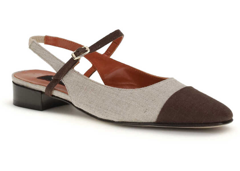 Pantofi cu toc CAREL PARIS Oceano Ballerinas BEIGE/BROWN Femei (BM 19707377) 2