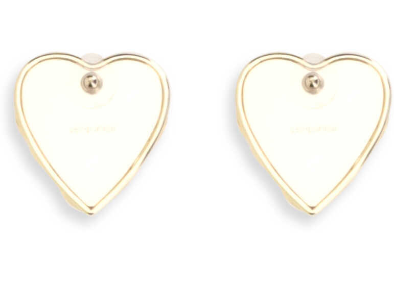 Cercei Self-Portrait Embellished heart Earrings GOLD Femei (BM 19707395) 2