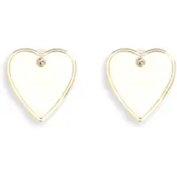 Accesorii Self-Portrait Dama - Cercei Self-Portrait Embellished heart Earrings GOLD Femei (BM 19707395) - B-mall.ro