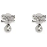 Cercei Pearl bow Earrings Femei