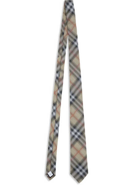 Cravate Burberry silk Check Tie SAND IP CHECK Barbati (BM 19707410) 2