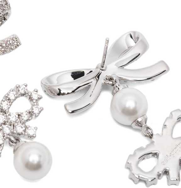 Cercei Self-Portrait Double Bow Pearl Earrings SILVER Femei (BM 19707413) 3