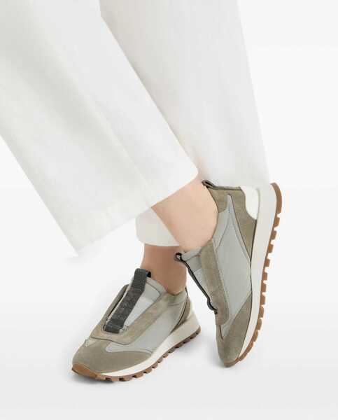 Sneakers Brunello Cucinelli Sneakers with Precious Detail NEW KAKY Femei (BM 19707416) 5