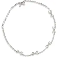 Coliere Crystal Bow Necklace Femei