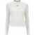 JACQUEMUS The Grosgrain Long-Sleeved Shirt WHITE