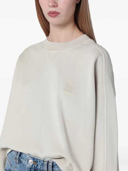 Bluze de trening ISABEL MARANT ETOILE Sunny Sweatshirt BEIGE Femei (BM 19707476) 4