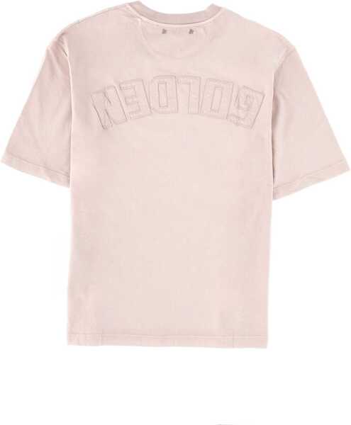 Tricouri Golden Goose T-Shirt With Logo PINK Femei (BM 19707482) 2