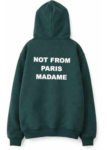 Bluze de trening DRLE DE MONSIEUR Slogan Sweatshirt GREEN Barbati (BM 19707509) 2