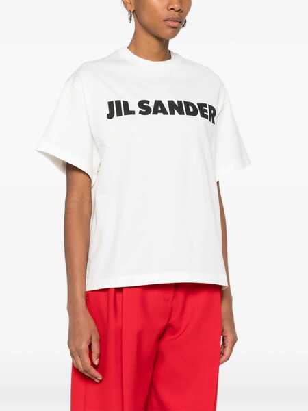 Tricouri Jil Sander T-Shirt With Logo WHITE Femei (BM 19707545) 3