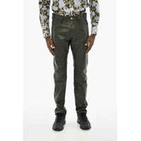 Pantaloni casual Leather 5 Pockets Pants Barbati