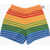 N&deg;21 Kids Knitted Shorts With Elastic Waistband Multicolor