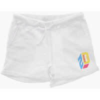 Pantaloni scurti Brushed Cotton Shorts With Cuffs Baieti