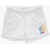 DSQUARED2 Brushed Cotton Shorts With Cuffs White