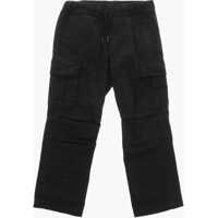 Pantaloni Cotton Picar Cargo Pants With Drawstring Fete