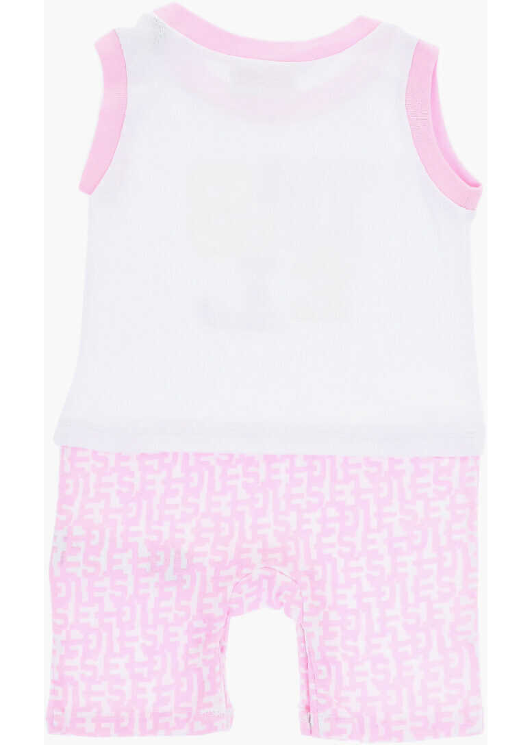 Rochii lungi Diesel Sleeveless Lightweight Cotton Jrib-Nb Romper White Fete (BM 19707686) 3