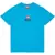 Diesel Crew Neck Oggi T-Shirt With Printed Logo Light Blue