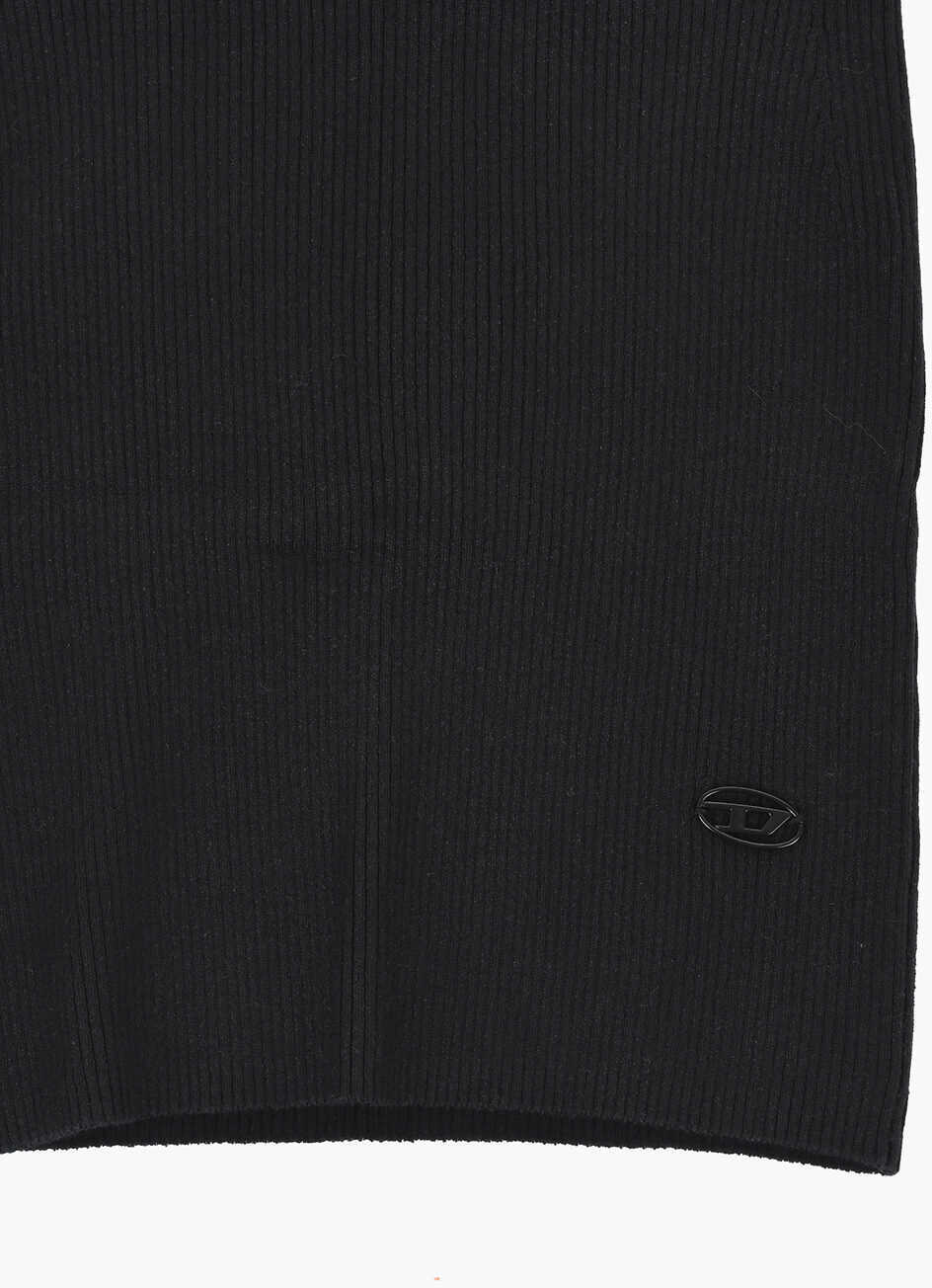 Fuste Diesel Ribbed Gargetti Bodycon Skirt Black Fete (BM 19707722) 2