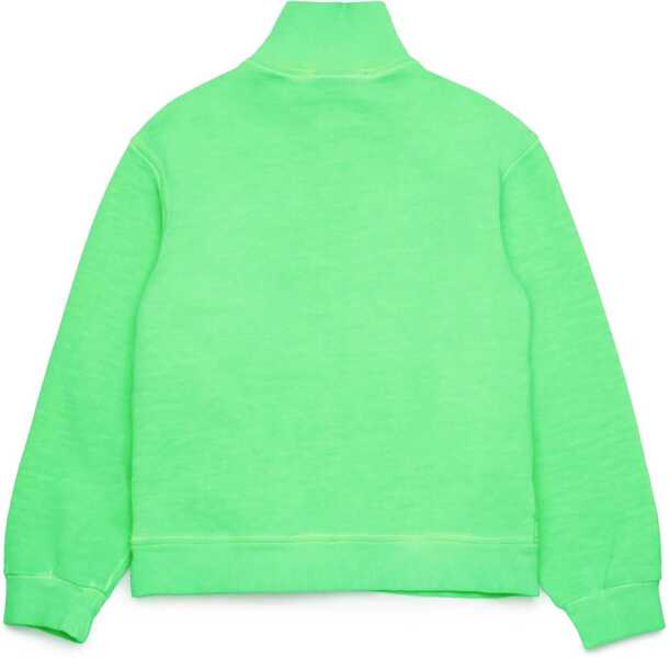 Bluze de trening DSQUARED2 Icon Fluorescent Sweatshirt With Contrasting Logo Green Baieti (BM 19707725) 2