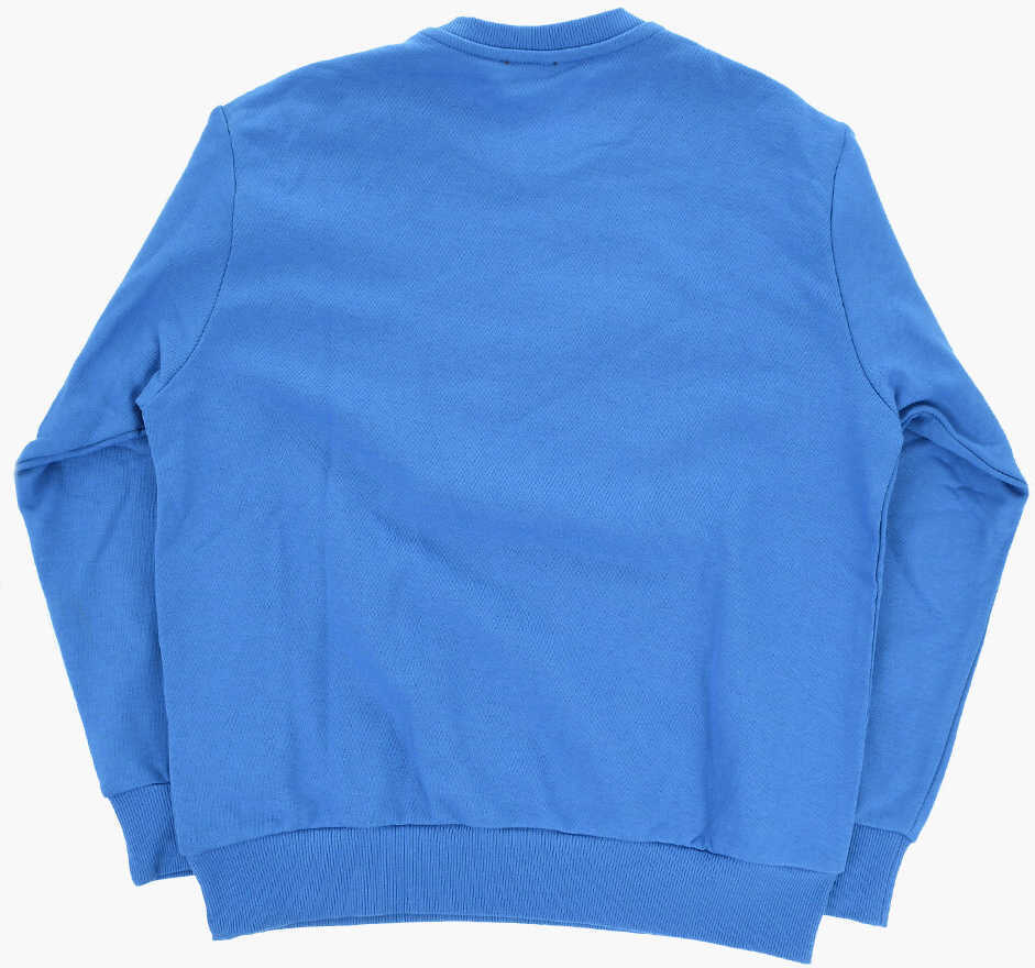 Bluze de trening Diesel Oversized Crew-Neck Sweatshirt With Embossed Logo Blue Baieti (BM 19707728) 3