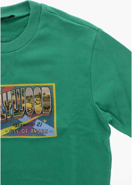 Bluze de trening N21 Kids Crew Neck Hollywood Brushed Cotton Sweatshirt Green Baieti (BM 19707734) 2