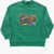 N&deg;21 Kids Crew Neck Hollywood Brushed Cotton Sweatshirt Green