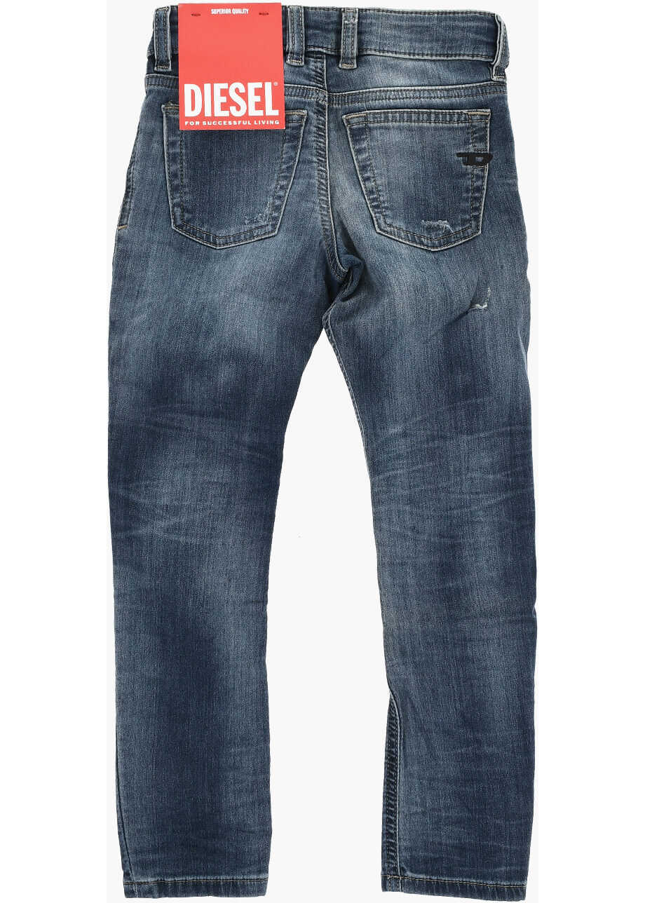 Blugi drepti Diesel Vintage Effect Stretch Denim 1979 Sleenker-J Jjj Jeans Blue Baieti (BM 19707755) 3