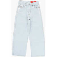 Blugi drepti Vintage Effect 2000-J Jeans With Logo Button Baieti