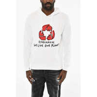 Bluze de trening Cotton Hoodie With Frontal Logo Barbati