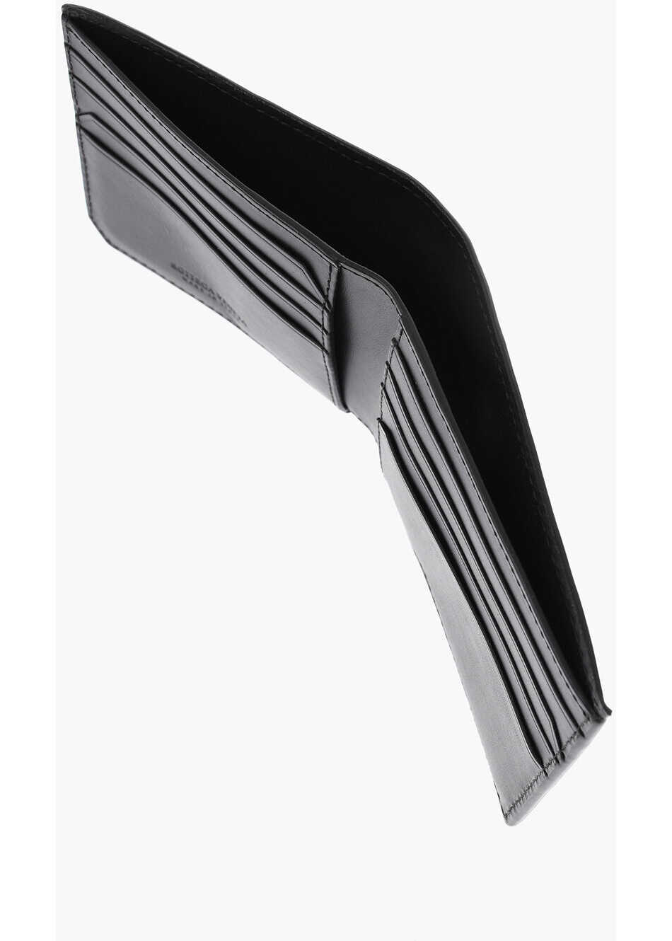 Portofele Bottega Veneta Braided Leather Wallet Brown Barbati (BM 19707836) 4