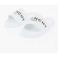 Sandale fara toc Rubber Slides With Embossed Logo Femei