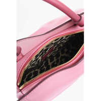 Genti de umar Ganni Dama - Genti de umar Ganni Degrad Leather Shoulder Bag With Embroidered Logo Pink Femei (BM 19707854) - B-mall.ro