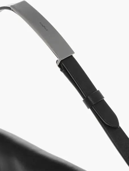 Genti de umar Max Mara Leather Clasp Shoulder Bag With Metal Detail Black Femei (BM 19707857) 4