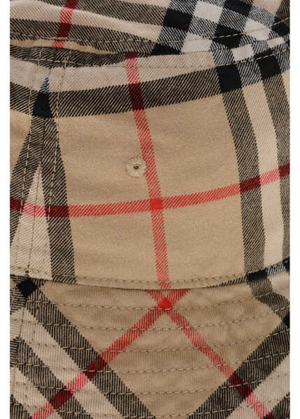 Caciuli Burberry Iconic Check Cotton Bucket Hat Brown Barbati (BM 19707869) 3