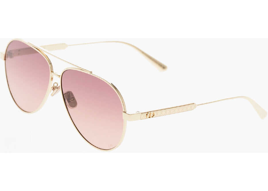 Ochelari de soare Dior Aviator Sunglasses With Gold Finish Frame Gold Femei (BM 19707884) 2
