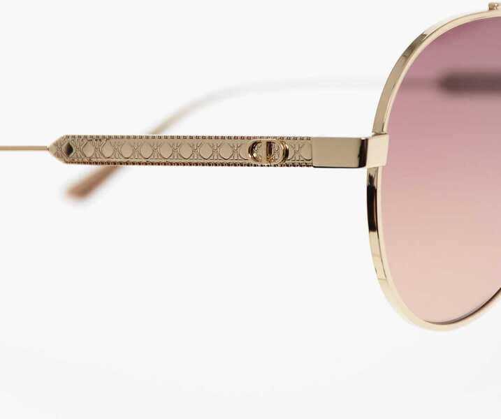 Ochelari de soare Dior Aviator Sunglasses With Gold Finish Frame Gold Femei (BM 19707884) 4