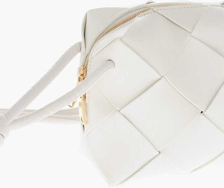 Genti de umar Bottega Veneta Braided Leather Mini Shoulder Bag White Femei (BM 19707893) 3