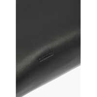 Genti de mana Jil Sander Dama - Genti de mana Jil Sander Golden Details Leather Doctor Bag Black Femei (BM 19707896) - B-mall.ro