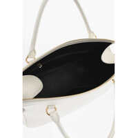 Genti de mana Jil Sander Dama - Genti de mana Jil Sander Crocodile Effect Leather Handbag White Femei (BM 19707905) - B-mall.ro