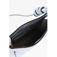 Genti de umar MCM Dama - Genti de umar MCM Textuted Leather Mini Shoulder Bag Light Blue Femei (BM 19707908) - B-mall.ro