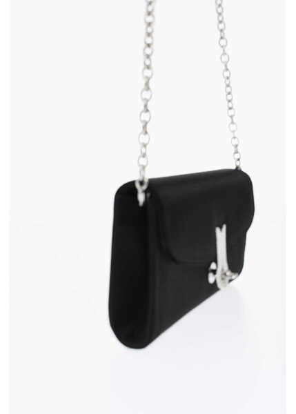 Genti de umar Amato Daniele Satin Queen Mid Shoulder Bag With Chain Strap Black Femei (BM 19707914) 3