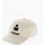 Isabel Marant Solid Color Tyron Cap With Embroidered Logo Beige