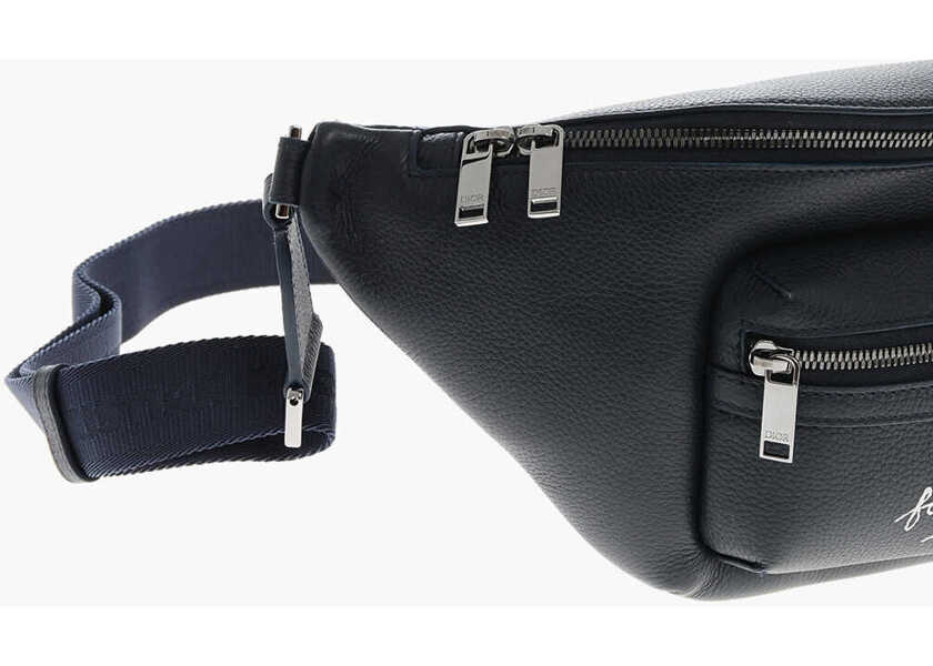 Borsete Dior Hylton Nel Textured Leather Rider2.0 Bum Bag With Contrastin Blue Barbati (BM 19707935) 3