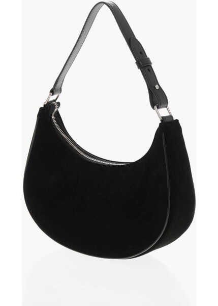 Genti de umar Cline Velvet Hobo Ava Bag With Rhinestone Monogram Black Femei (BM 19707938) 2