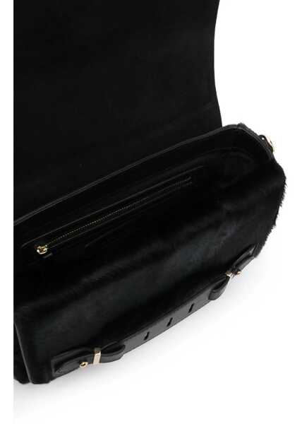 Genti de umar Pinko Quilted Leather Bag With Gold-Effect Chain Black Femei (BM 19707956) 5