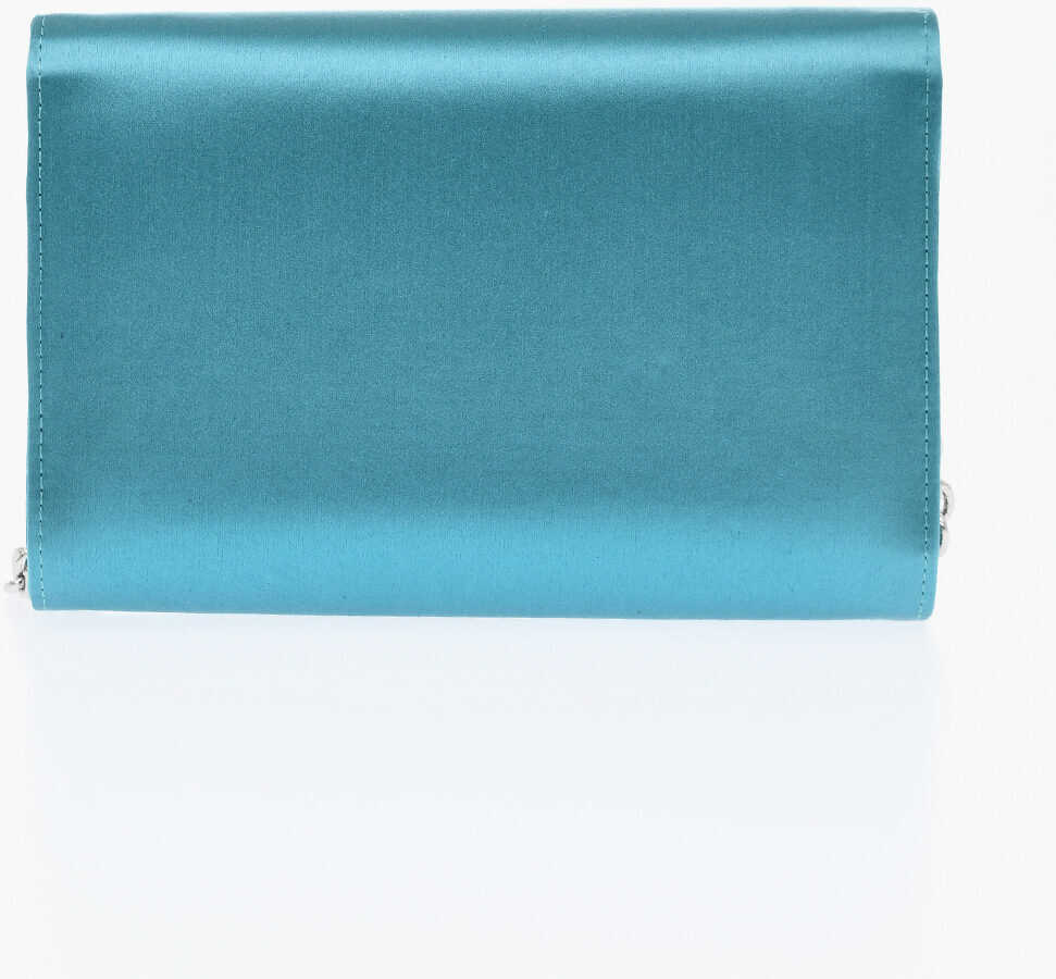 Genti de umar Amato Daniele Satin Queen Mid Shoulder Bag With Chain Strap Light Blue Femei (BM 19707959) 2